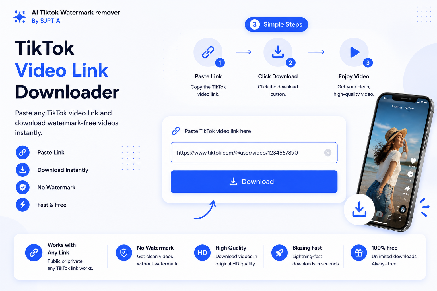 Remove TikTok Watermark Without Signup: No Account, No App, Free