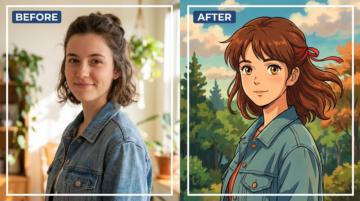 Turn Any Photo into Anime Art with AI — Free Online