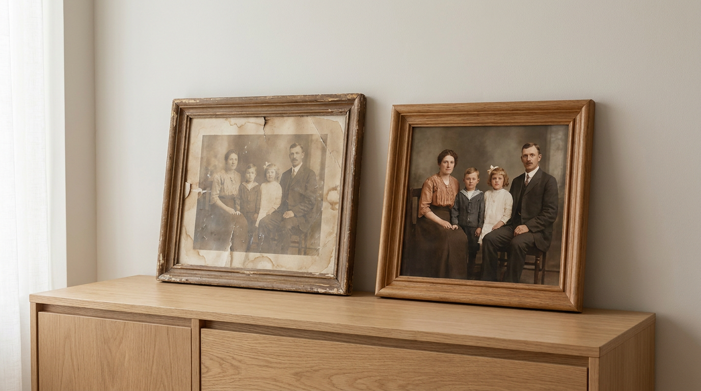 AI Photo Restoration Free Online — Bring Old and Damaged Photos Back