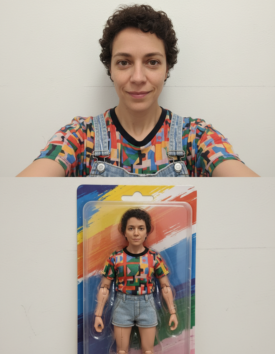 Action Figure Generator before and after example