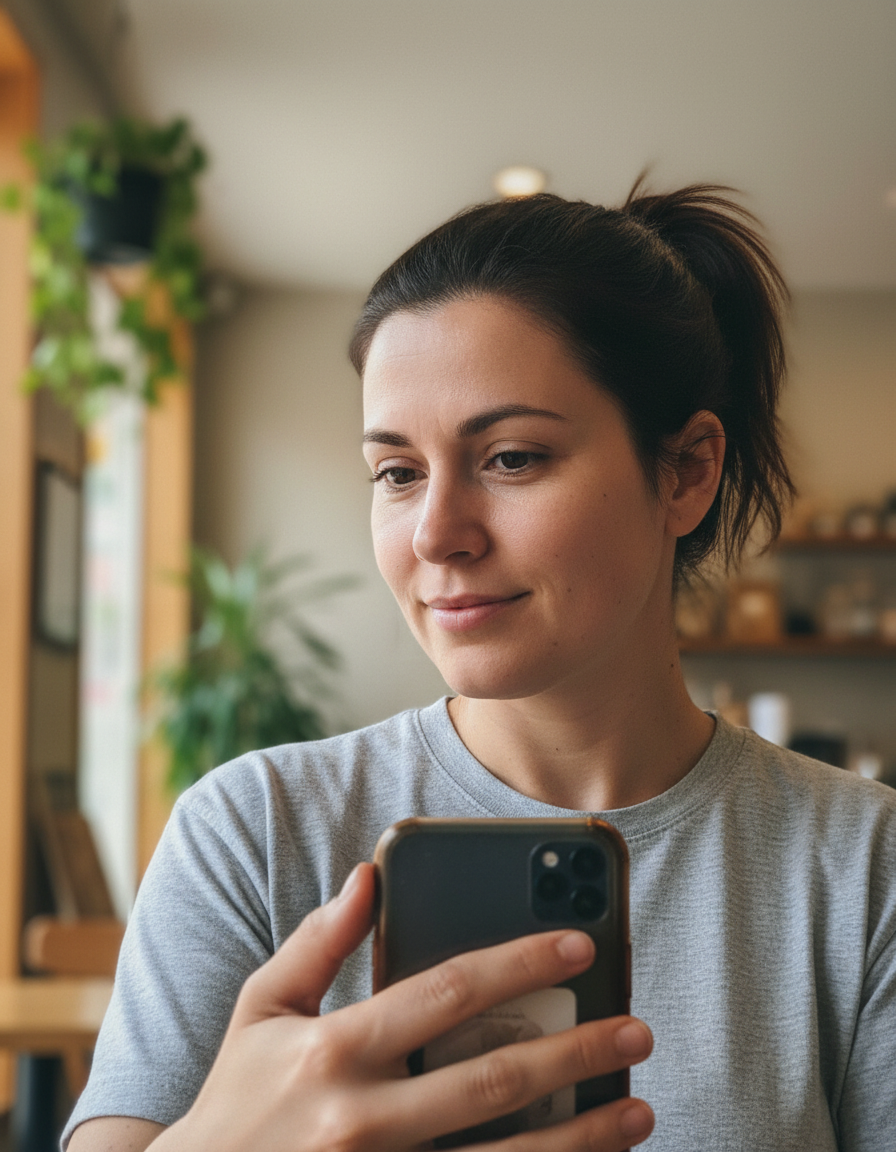 AI Selfie Generator before and after example