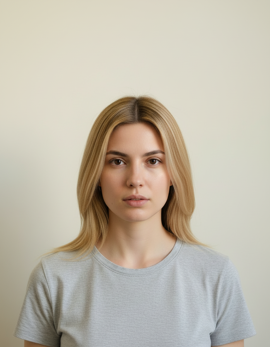 Blonde Hair Filter before and after example
