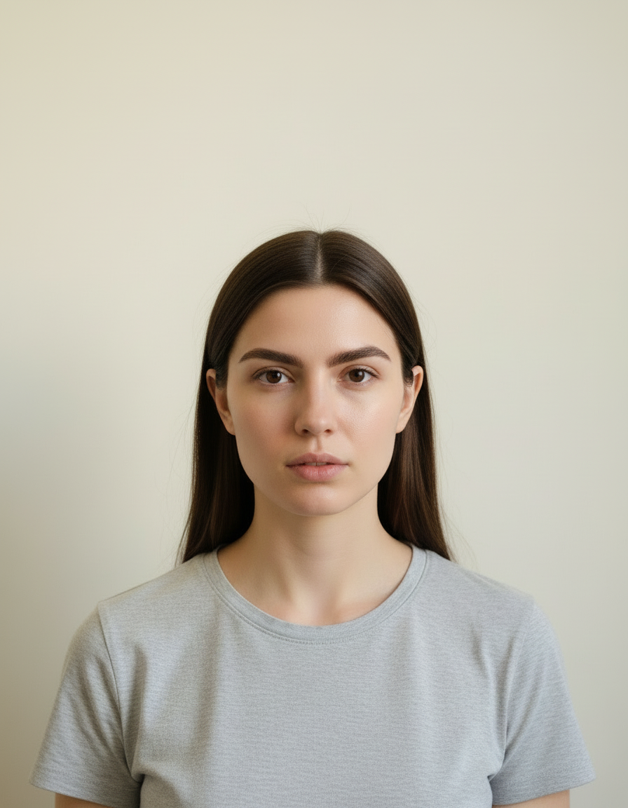 Eyebrow Shape Filter before and after example