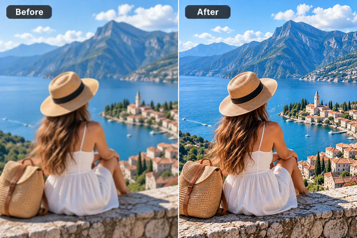 4K Image Upscaler — before and after