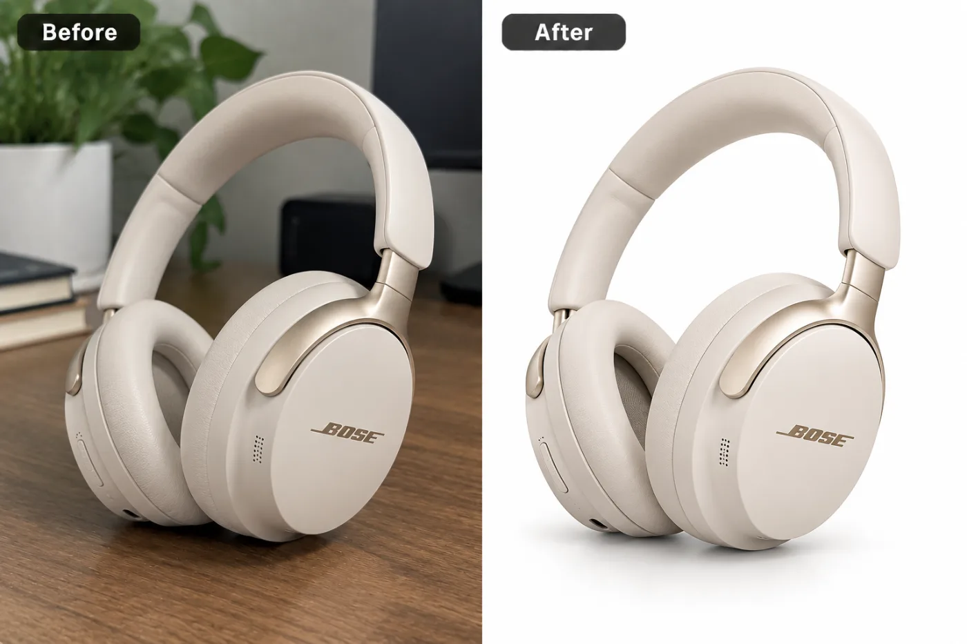 Marketplace Photo Editor — before and after