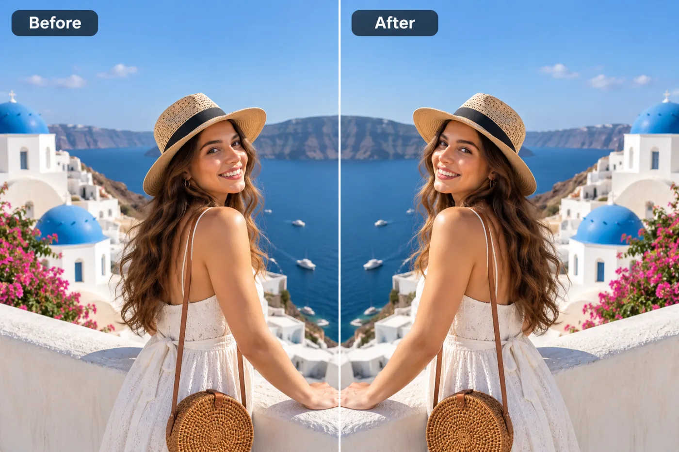 Mirror & Flip Image — before and after