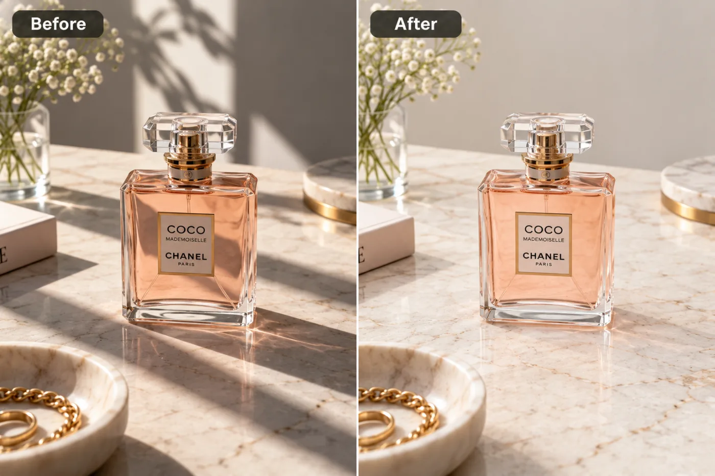Shadow Remover — before and after